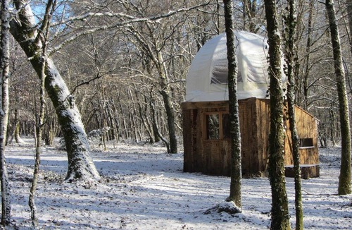 Lempzours Ski Chalet | A Bubble Perched Beneath the Canopy