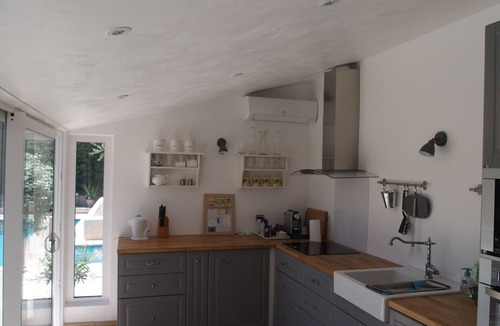 Plan-de-la-Tour House | Air-conditioned quiet vacation home with private pool 2 mn. from the village