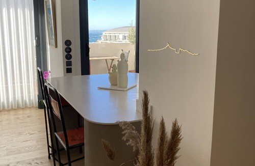 Le Pharo Apartment | Air-conditioned apartment with sea view 2 minutes from the beach