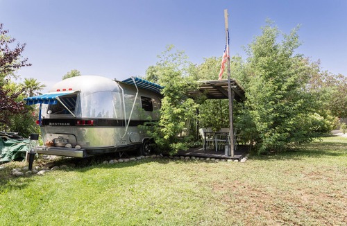 Saint-Nazaire House | Airstream Trailer with Pool Access and Wi-Fi