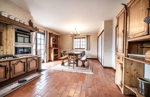 Marignier Apartment | Apartment 'La Ferme De 1876' with Mountain and Garden Views, Wi-Fi