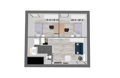 Lorient Apartment | Appt 30m² Rdc Lorient Universités neuf tout équipé