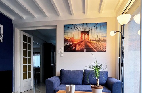 Aubiat Apartment | Appt, with private outdoor space with barbecue, swimming pool