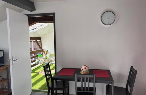 Eugenie-les-Bains Apartment | Attractive T2 38m² with private terrace in a quiet location not overlooked.