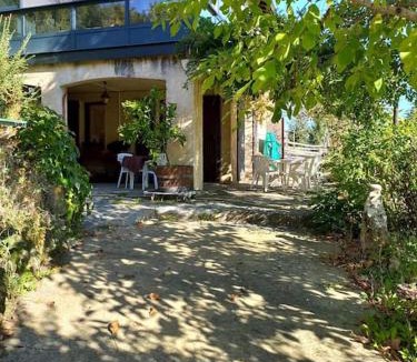 Neffes House | Bas de villa, 2 terrasses, piscine, SPA, sauna.