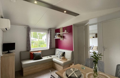 Belus House | BETWEEN POND AND OCEAN: pretty heated and fully equipped mobile home