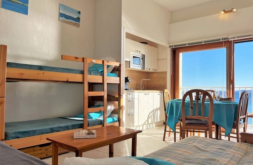 Cavaliere Beach Apartment | Bright beachfront studio in Cavalière, sleeps 4, stunning views