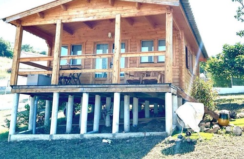 Appietto Ski Chalet | Bright chalet with garden and gulf view