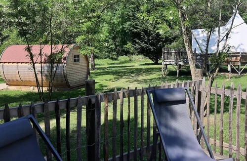 Arlebosc Cabin | Camping du Viaduc* - Tent Lodge Tipi 3 rooms 4 People Without Sanitary