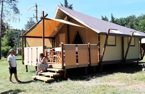 Arlebosc Cabin | Camping du Viaduc* - Yurt 1 Room 6 People Without Sanitary