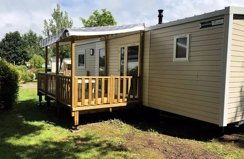 Pont-Scorff House | Camping Entre Terre et Mer * - Privilege mobile home (3 bedrooms) 6 people