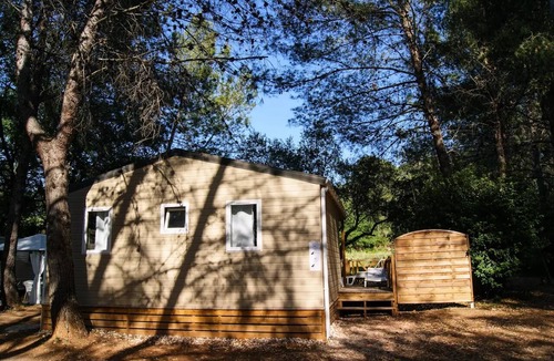 Carqueiranne Ski Chalet | Camping Le Beau Vézé* - Chalet Vanille 4 rooms 6/8 people Air-conditioned