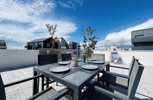 Les Hauts de Saint-Aubin Apartment | Casa Botanica : Rooftop 2