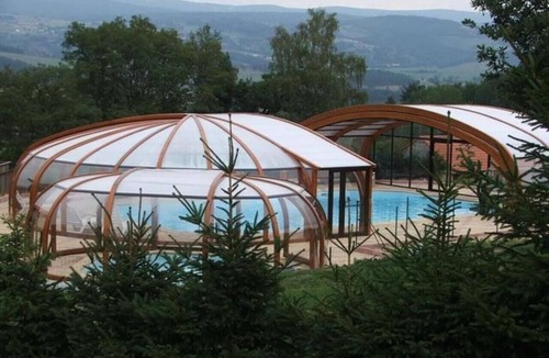 Blavignac Ski Chalet | Chalet Jasmin with Mountain Views, Shared Pool, and Wi-Fi