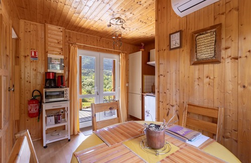 Rouffiac-des-Corbieres Ski Chalet | Chalet 'Maroc' with Mountain Views, Shared Pool and Private Terrace