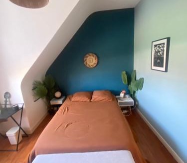 Rive Droite House | chambre chez particulier avec SDB et étage indépendant proche ARENA