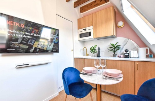 Quartier de la Plaine-de-Monceaux Apartment | Charming studio - 2P - AC - Plaine-de-Monceau
