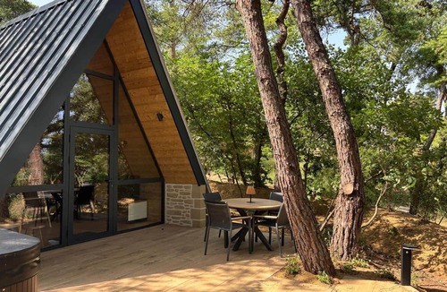 Bathernay Ski Chalet | CollinéA Chalet "CanopéA" 28 m² Private SPA