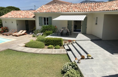 Saint-Florent Apartment | Comfortable independent apartment in seaside villa with swimming pool