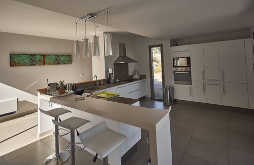 Algajola Villa | Contemporary villa, pool, sea view, near beach.
