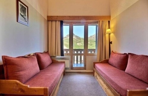 Belle Plagne Apartment | Cozy ski-in duplex with stunning view
