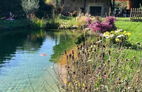 L'Albenc House | Detached cottage with natural swimming pool