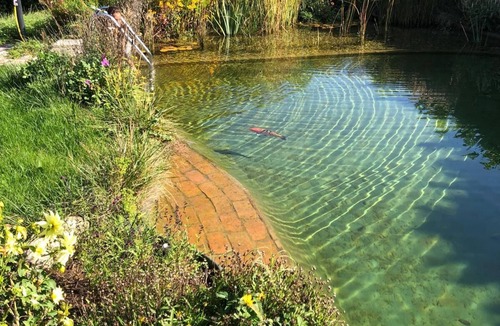 L'Albenc House | Detached cottage with natural swimming pool