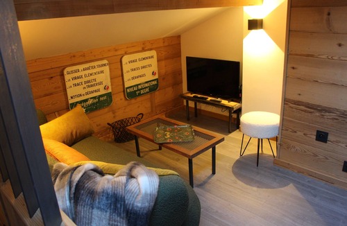 Araches-la-Frasse Apartment | "Génépi" Studio Loft duplex in a chalet