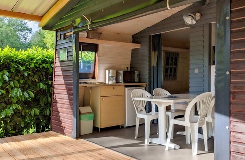 Milhac-de-Nontron RV Rental | Glamping Escape in Dordogne – Charming Cabins, Private Terrace, 4 People, Nature & Relaxation