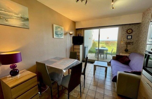 Saint-Pierre-Quiberon Apartment | Kerhostin - 2 rooms apartment - 30m² - sea view