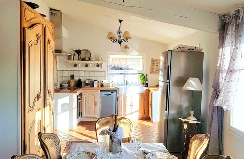 Cotignac Ski Chalet | La Belle Etoile : private garden and terrace with exceptional setting