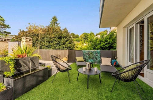Rive Droite Apartment | La Terrasse de la Rade - Terrasse avec vue mer