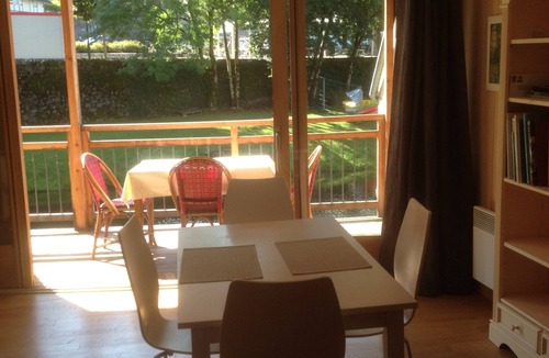 Aurillac Apartment | Large 50 m2 studio, city center, riverfront, balcony and terrace
