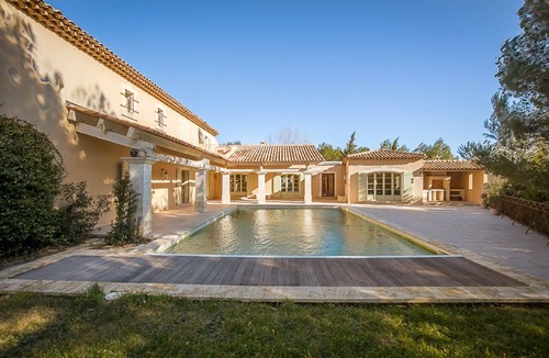 Pont Royal Villa | Large upscale property, 8 bedrooms 7 bathrooms,heating pool,sauna,air cond.,Golf