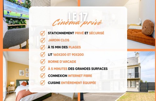 Ploufragan House | Le 17, Cinéma privé, Arcade rétro, Jardin