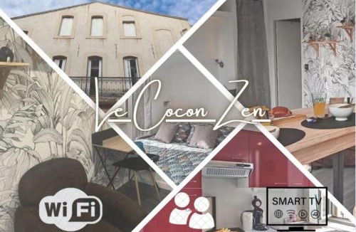 Castelnaudary Apartment | Le Cocon Zen - Balcon -Bureau - Centre-ville