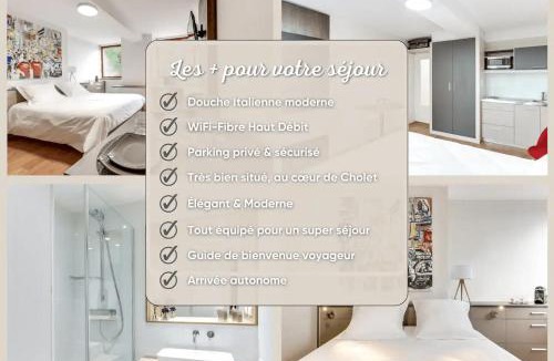 Cholet Apartment | Le Nénuphar - Parking, Hyper-Centre, 500m Gare
