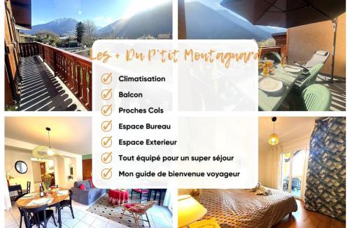 La Chambre Apartment | Le Ptit Montagnard Clim Terrasse Vélo Cols Ski