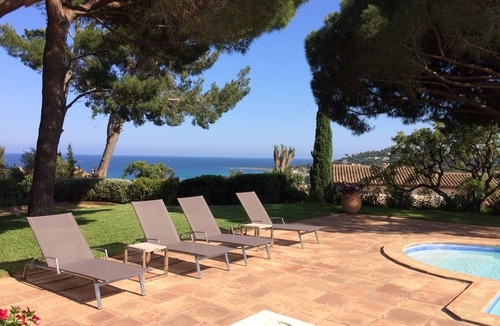 La Nartelle Villa | Luxury villa, private pool, sea view, 400m' walk from the Grande Bleue.