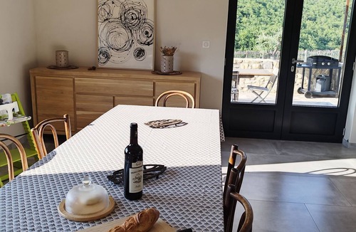 Valvigneres House | Maison de Celestin, detached stone farmhouse with private heated swimming pool