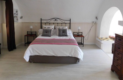 Mirmande House | Maison Jules Goux terrace overlooking the Ardèche