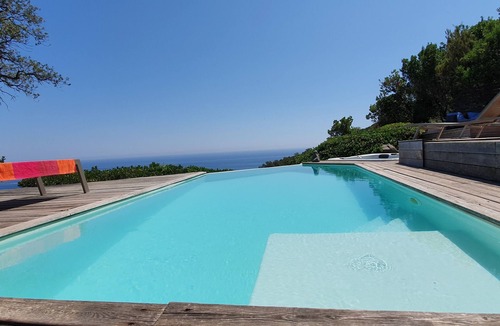 Tarcu House | MINI VILLA 2/4 persons QUIET - CHARM - SEA VIEW - HEATED SWIMMING POOL - JACUZZI