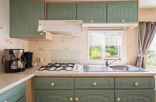 Pluduno RV Rental | Mobile Home 'Capacity 2 to 4 People' with Shared Pool and Private Terrace
