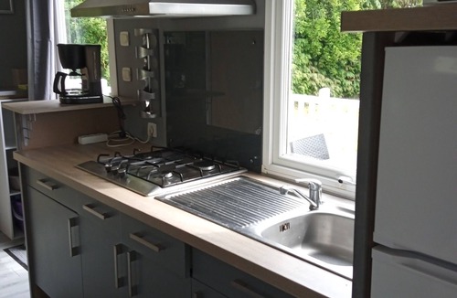 Plounevezel House | Mobile Home “Home” with Private Terrace