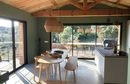 Pianotolli-Caldarello House | Modern villa with sea view in Corsica