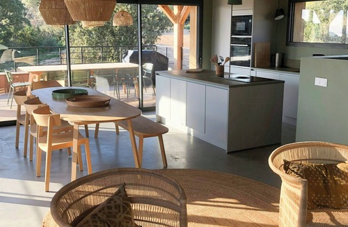 Pianotolli-Caldarello House | Modern villa with sea view in Corsica