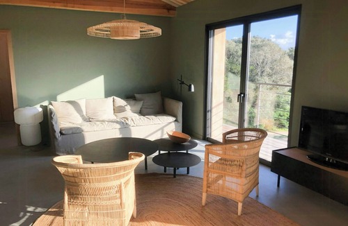 Pianotolli-Caldarello House | Modern villa with sea view in Corsica