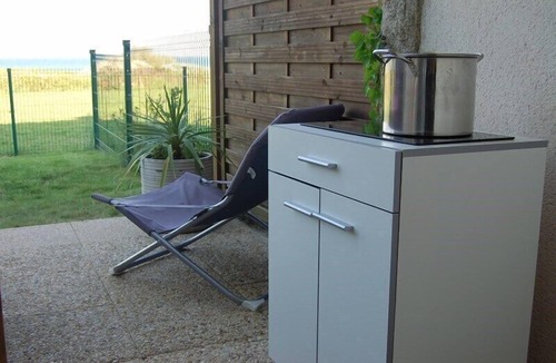 Saint-Pierre-Quiberon Apartment | New 180 ° panoramic sea view studio on Quiberon bay and beach access
