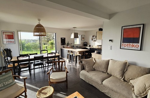 Carantec House | New house with small sea view close to the beach