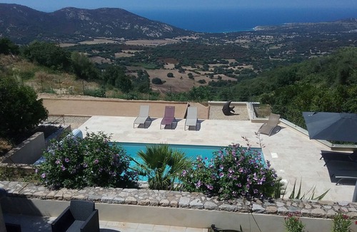 Lavatoggio House | PANORAMIC VIEW 3 BEDROOM 2SDB PRIVATE POOL & PETANQUE, AIR CONDITIONING, WIFI